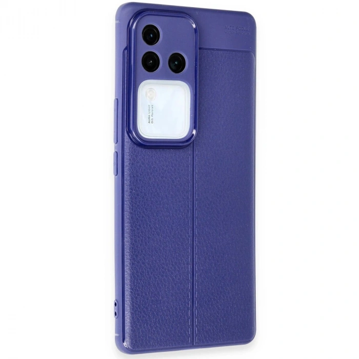 Vivo V30 5g Kılıf Auto Fus Kapak - Lacivert