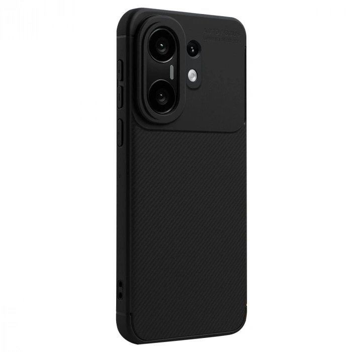 Vivo X200 Fe Auto Fus Karbon Kapak - Siyah