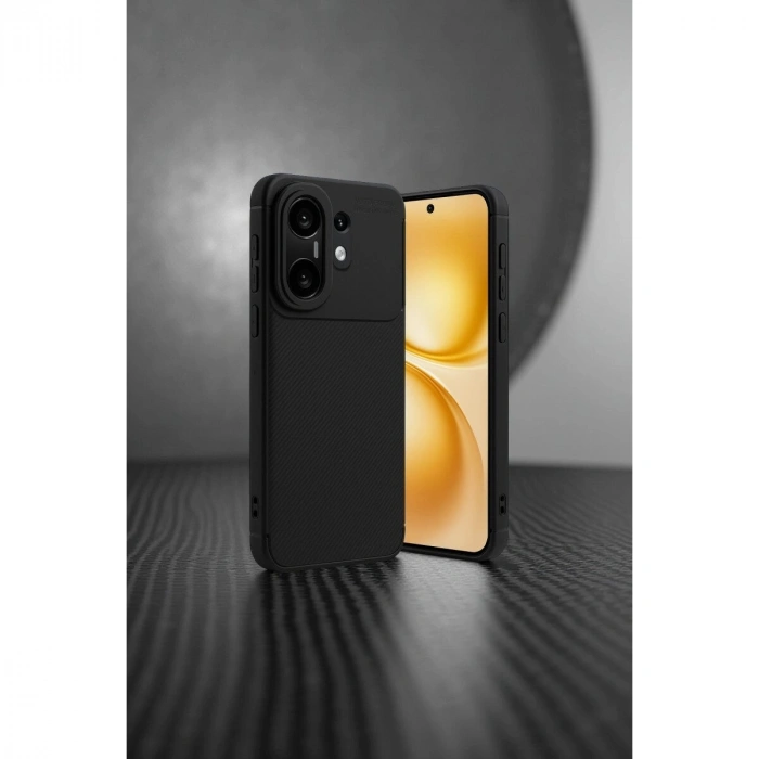 Vivo X200 Fe Auto Fus Karbon Kapak - Siyah