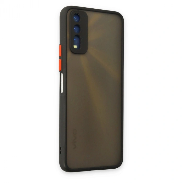 Vivo Y11s Kılıf Montreal  Kapak - Siyah