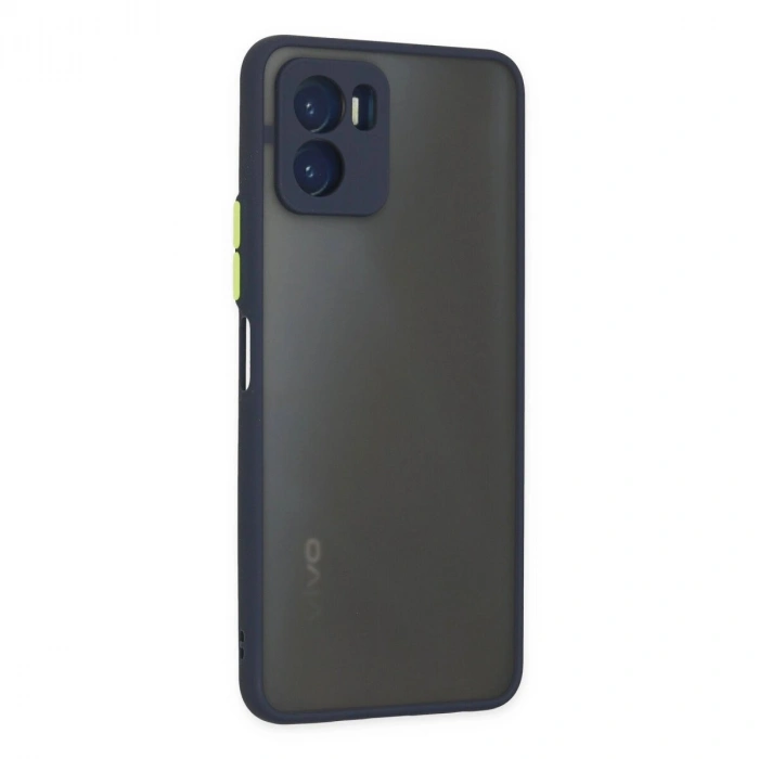 Vivo Y15s Kılıf Montreal  Kapak - Lacivert