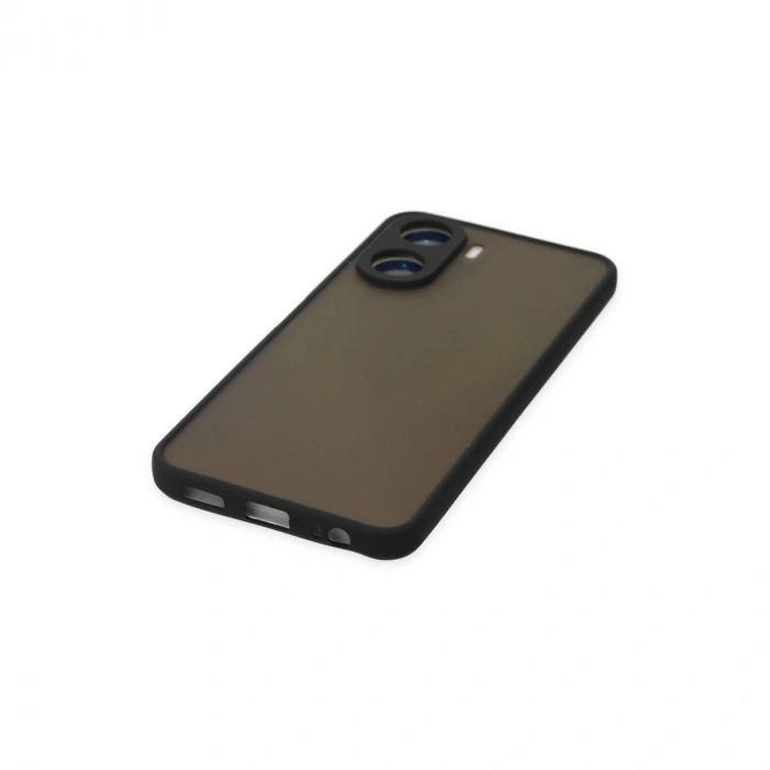 Vivo Y16 Kılıf Montreal  Kapak - Siyah