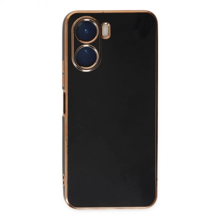 Vivo Y16 Kılıf Volet  - Siyah