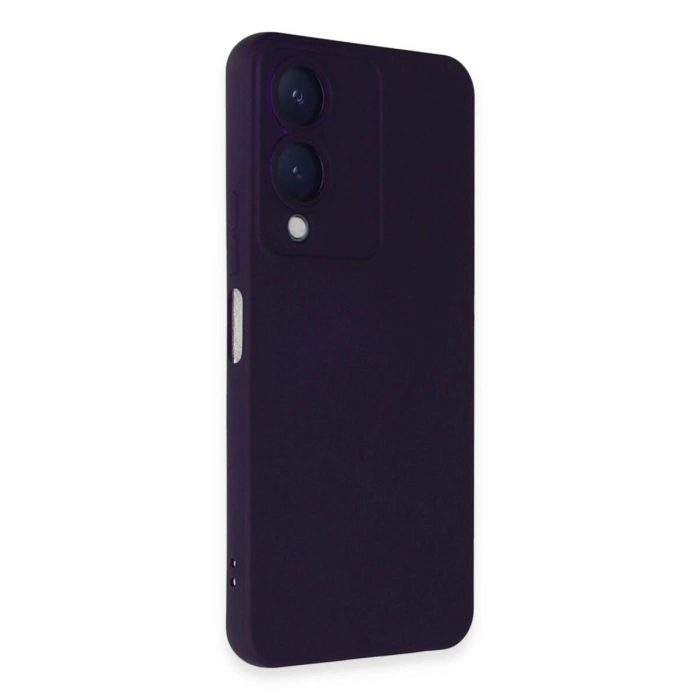 Vivo Y17s Kılıf Nano İçi Kadife  - Mor