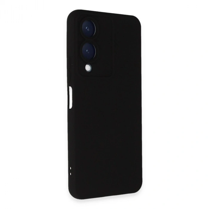 Vivo Y17s Kılıf Nano İçi Kadife  - Siyah