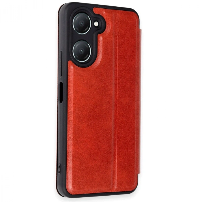 Vivo Y18 Kılıf Flip Cover - Kırmızı
