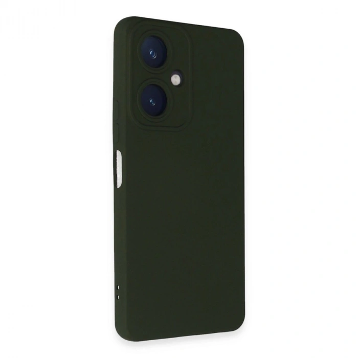 Vivo Y27 Kılıf Nano İçi Kadife  - Koyu Yeşil