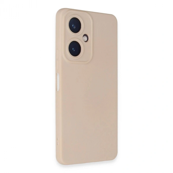Vivo Y27 Kılıf Nano İçi Kadife  - Pudra