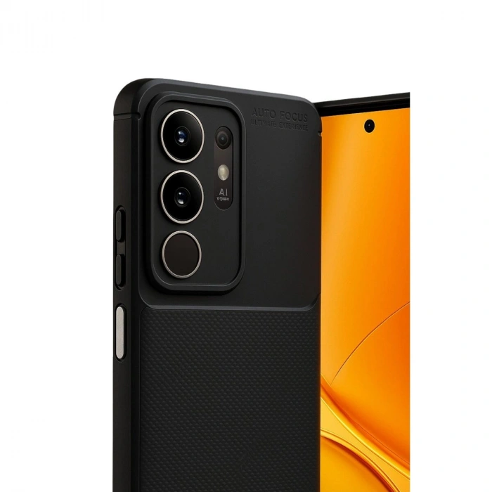 Vivo Y29 4g Auto Fus Karbon Kapak - Siyah