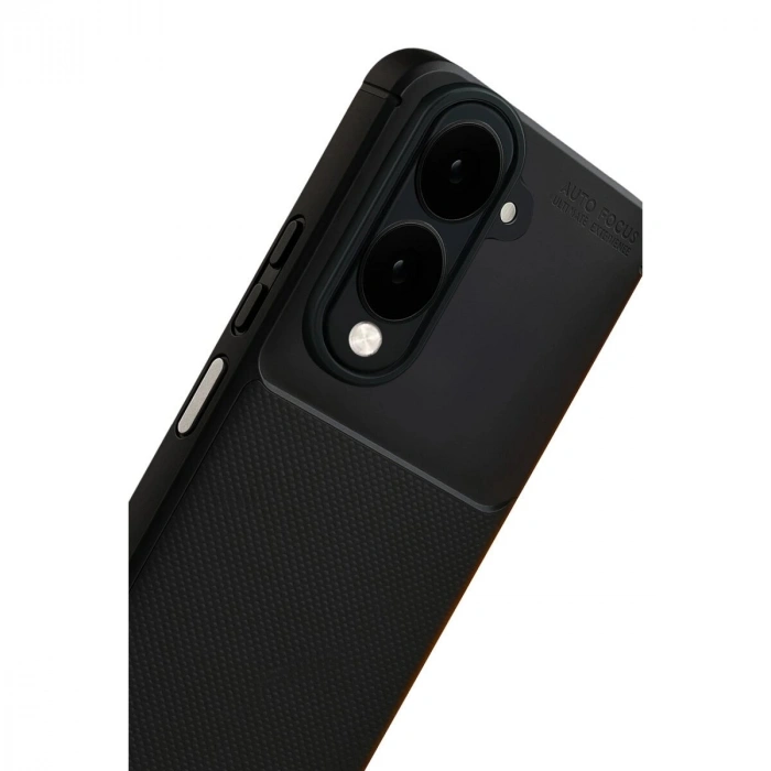 Vivo Y29s Auto Fus Karbon Kapak - Siyah