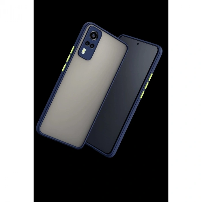 Vivo Y53s Kılıf Montreal  Kapak - Lacivert