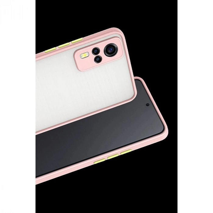 Vivo Y53s Kılıf Montreal  Kapak - Pembe