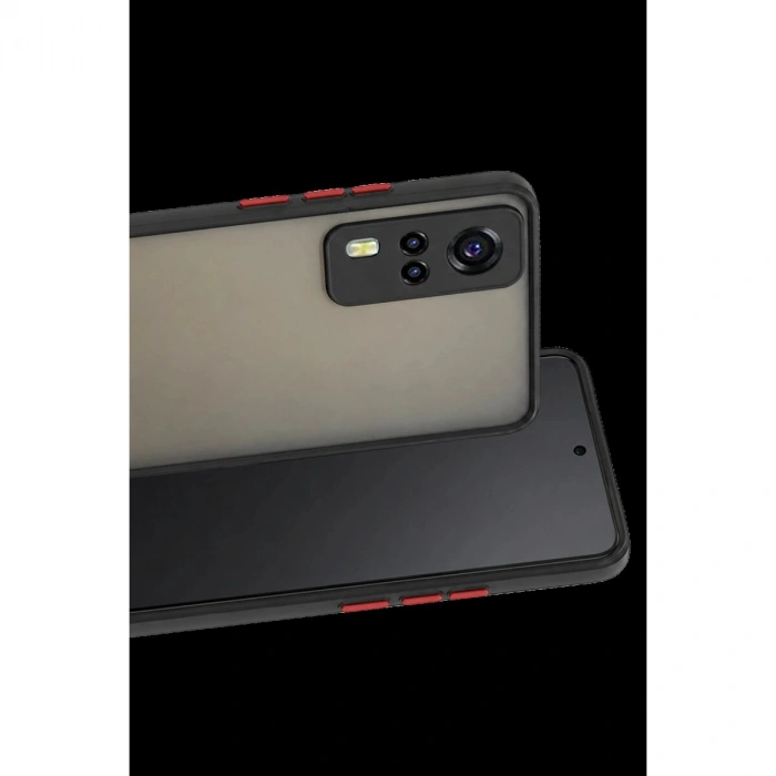 Vivo Y53s Kılıf Montreal  Kapak - Siyah