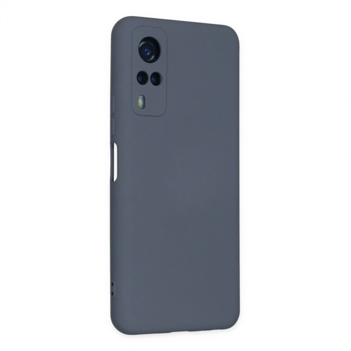 Vivo Y53s Kılıf Nano İçi Kadife  - Gri