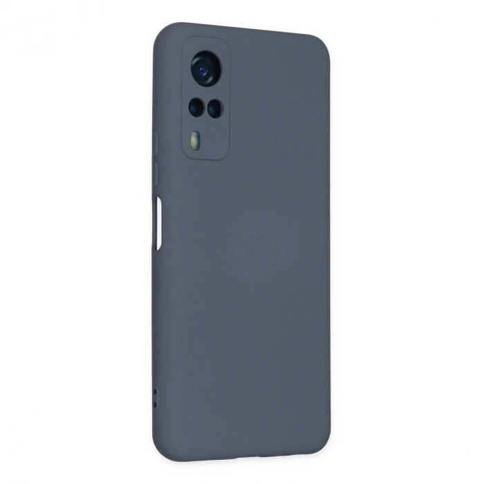 Vivo Y53s Kılıf Nano İçi Kadife  - Gri