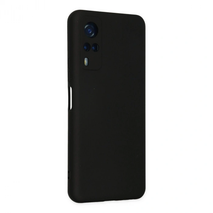 Vivo Y53s Kılıf Nano İçi Kadife  - Siyah