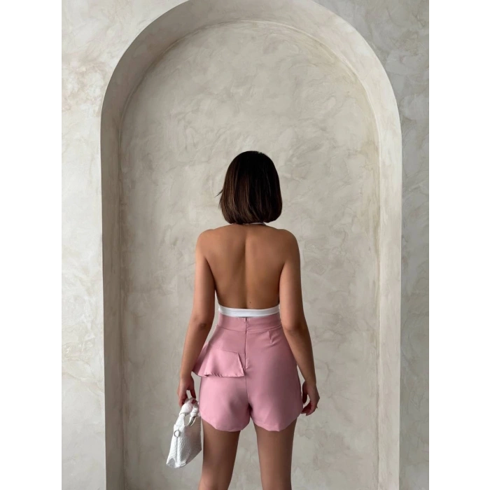 Vnlu fırfırlı şort s24683