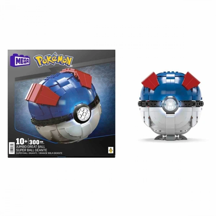 W04 MEGA Pokémon™ Jumbo Pokeball 299 parça +10 yaş