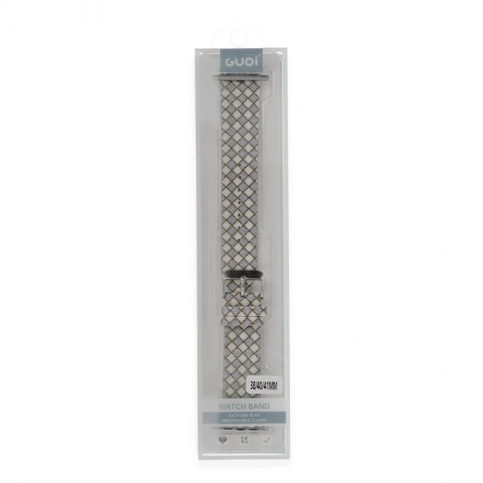 Watch 38mm Karo Motif Kordon (saat Değildir) - Lila
