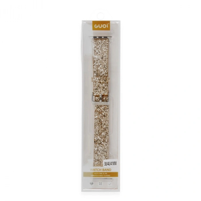 Watch 38mm Ry Taşlı Kordon (saat Değildir) - Gold