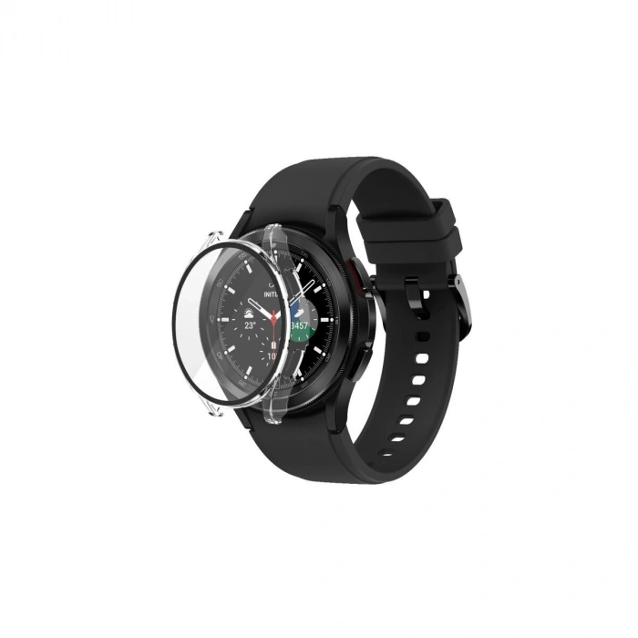 Watch 5 44mm Wall Camlı Kasa Ekran Koruyucu - Şeffaf
