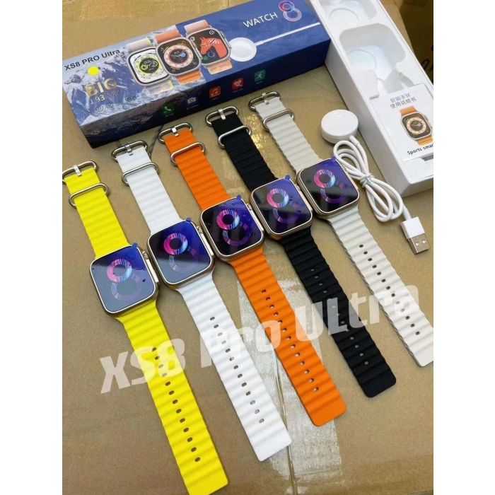 Watch 8 Akıllı Saat Xs8 Pro  Bluetooth, Su Geçirmezlik, Kablosuz Şarj (  )