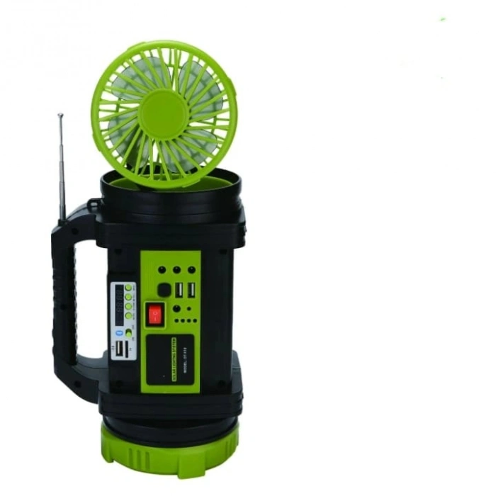 Wıson Ws-5683 Şarjlı 30w Solar Şarjlı Ev Aydınlatma Seti Ra Ve Fan Powebank