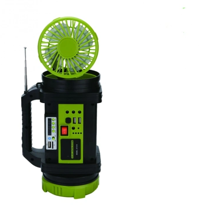 Wıson WS-5683 Şarjlı 30w Solar Şarjlı Ev Aydınlatma Seti Ra Ve Fan Powebank