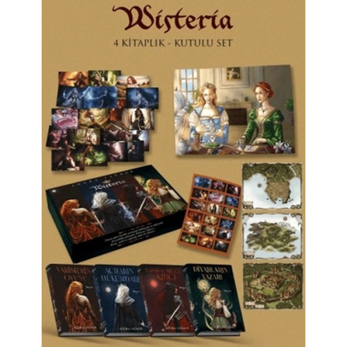 Wisteria Serisi 4 Kitap (Hediyeli Kutu)
