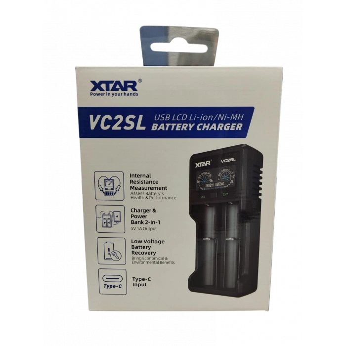 Xtar VC2SL İkili Li-ion / NI-CD / NI-MH Pil Şarj