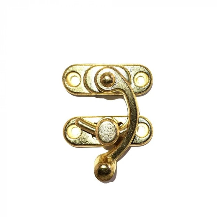 Yay Gözü, Ahşap Kutu Klipsi - Küçük 28x33 Mm, Sarı, 100 Adet