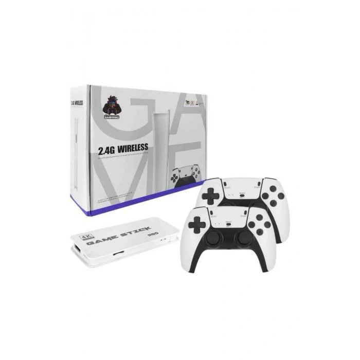 yeni nesil 3D 4K 2000 Oyunlu Game Stick Oyun Konsolu Çift Konsol