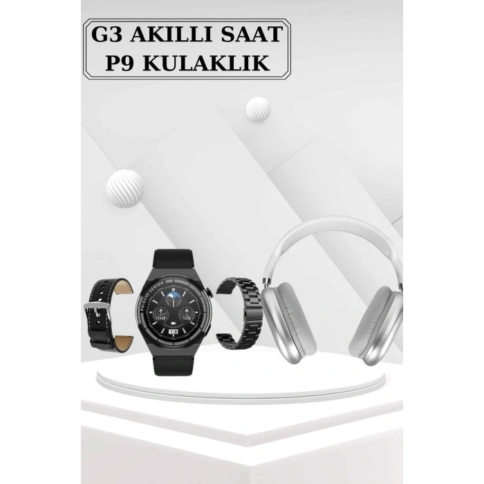 Yeni Nesil Sesli Görüşme Akıllı Saat ve Powerbank Çoklu Şarj Girişli Bluetooth Kulaklık Nabız Ölçer
