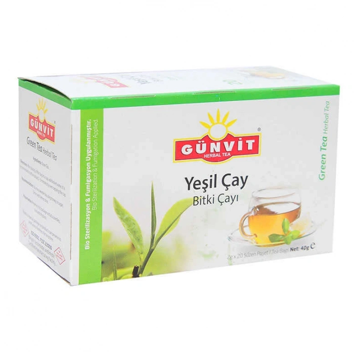 Yeşil Çay  Çayı 20 Süzen Poşet