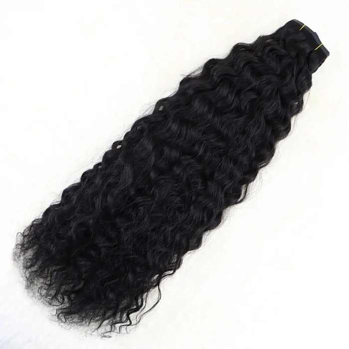 Yoğun Daalı 7 Parça Görünmez Yarım Ay Set %100 Gerçek  / 55cm
