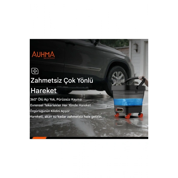 Yüksek Basınçlı Yı Makinesi Fırçasız Katlanır Kovalı 150w 14/16 Bar 13 Litre