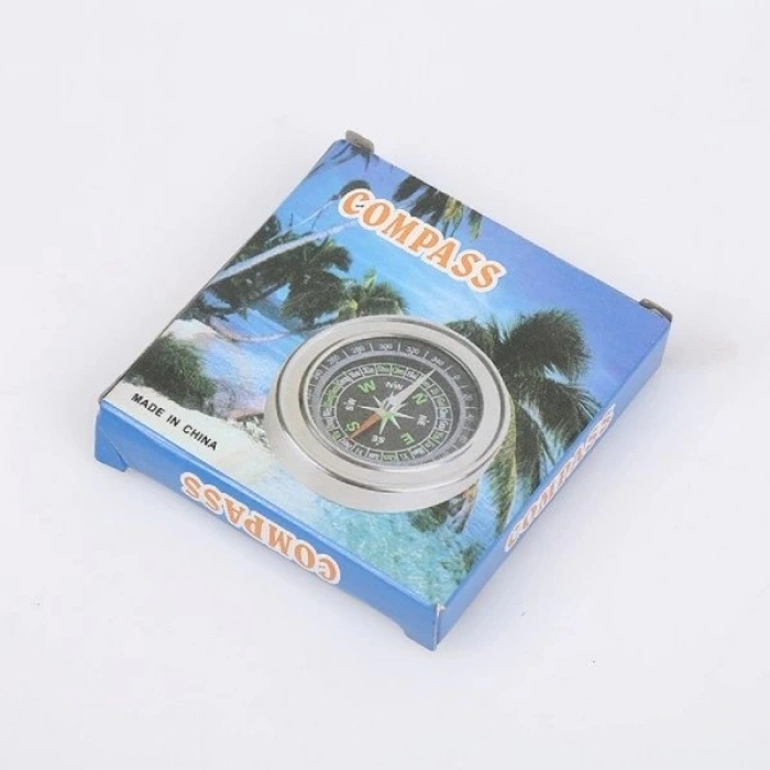 Yuvarlak Metal Kasa Dalı Pusula 80mm