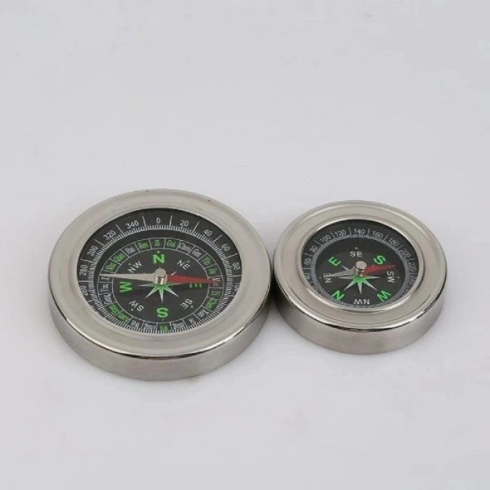 Yuvarlak Metal Kasa Dalı Pusula 80mm