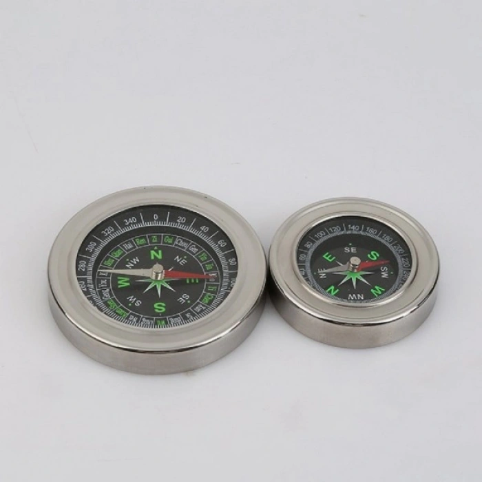 Yuvarlak Metal Kasa Dalı Pusula 80mm