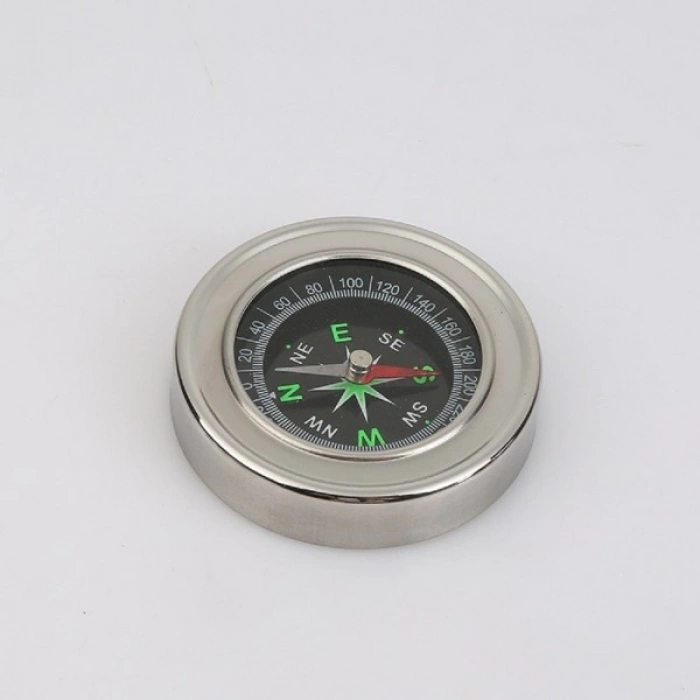 Yuvarlak Metal Kasa Dalı Pusula 80mm