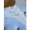 0-3 3-6 Ay Lucky Turk Nakışlı Es Çizgi Boy Şapkalı Erkek Bebek Tulumu Mi