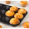 12 Bölmeli Metal Yapışmaz Muffin Kek Kalıbı