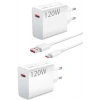 120 Watt Turbo Hızlı Şarj Aleti Seti Hızlı Şarj Adaptörü Beyaz
