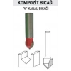14479 Kompozit Freze Bıçağı 1X12 mm