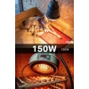 150W Kızılötesi (infrared) Isıtıcılı Hayvan Isıtma ve Kuluçka Lambası (Kırmızı Işık) E27 (Kalın Duy) (  )