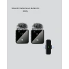 2’li Kablosuz Yaka Mikrofonu TypeC ve Lightning Uyumlu Profesyonel Set