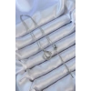 316L Çelik Zincir Gümüş Renk Zirkon Taşlı Ay Yıldız Simgeli Atatürk Kolye