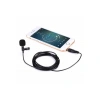 3.5mm Jak 1.5 Metre Double Mikrofon - Siyah