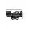 4X32 Kırmızı Işıklı  Dürbünü 4x32 Nişangah