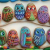 5307 Kumt Taş Boyama - Stone Painting / +6 yaş